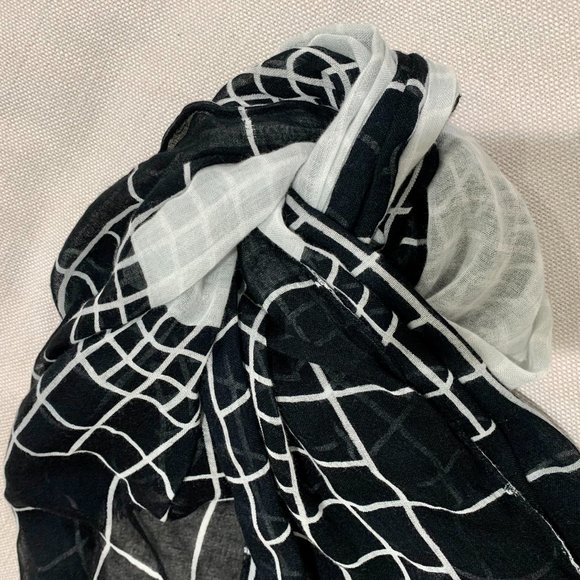 Armani Exchange Scarf Premium Silk Cotton Vintage AX A/X NWOT - Picture 7 of 8